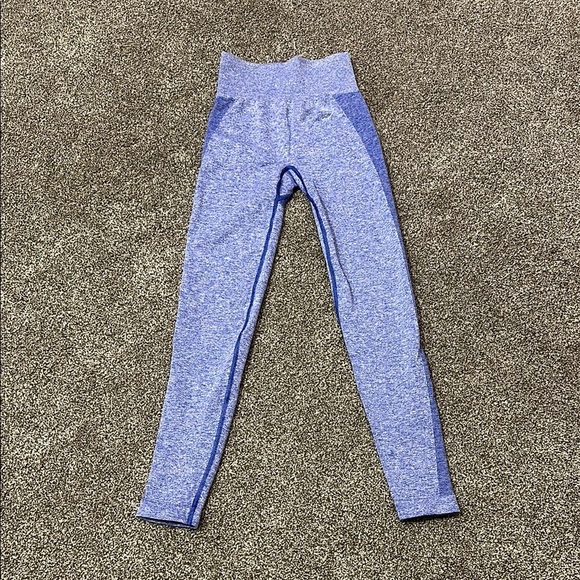 Gymshark Pants - Gymshark flex high waisted leggings NO SIZE TAG XS/S Earl Blue Marl